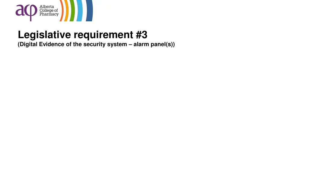 legislative requirement 3 digital evidence