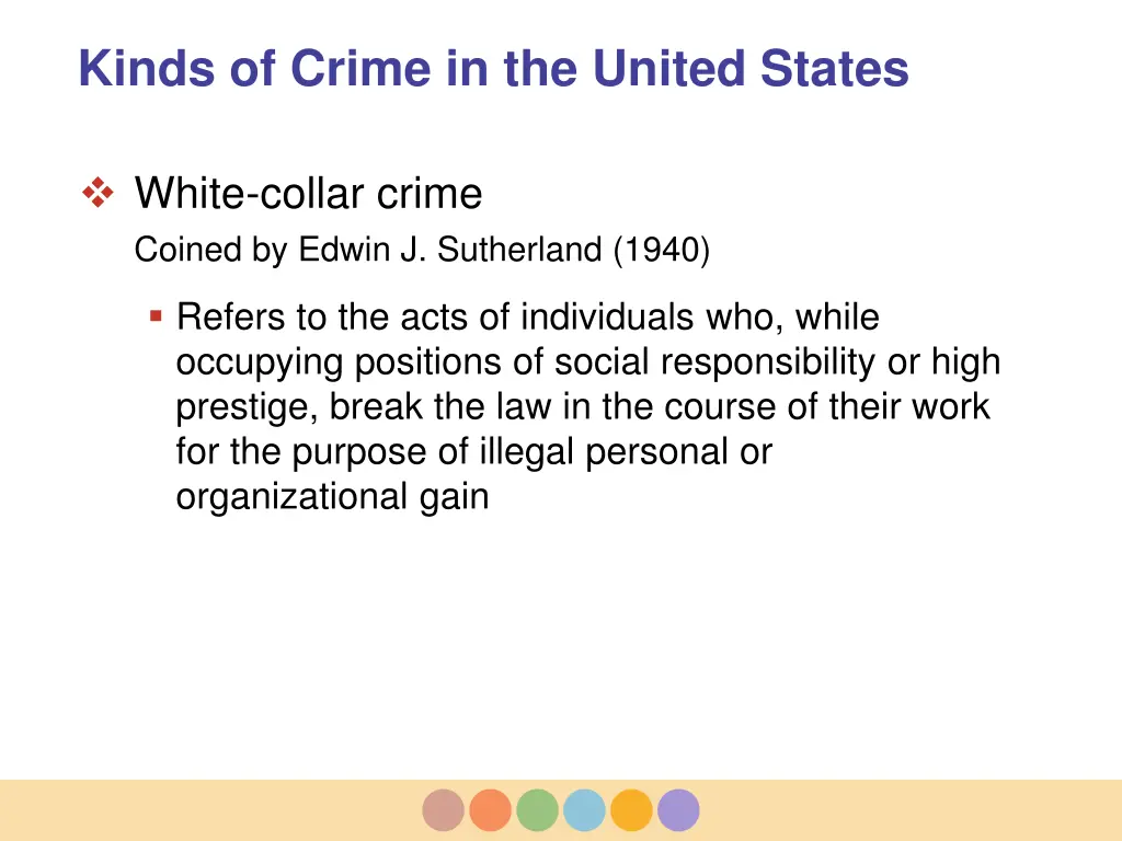 kinds of crime in the united states 3