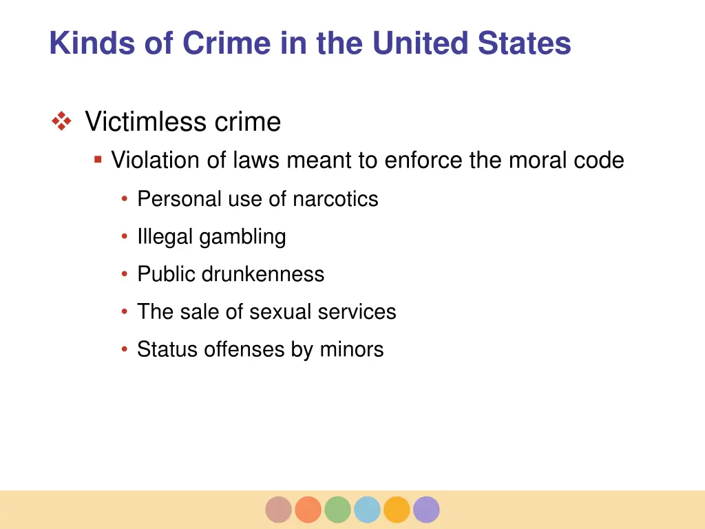 kinds of crime in the united states 4