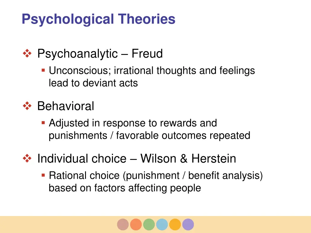 psychological theories 1