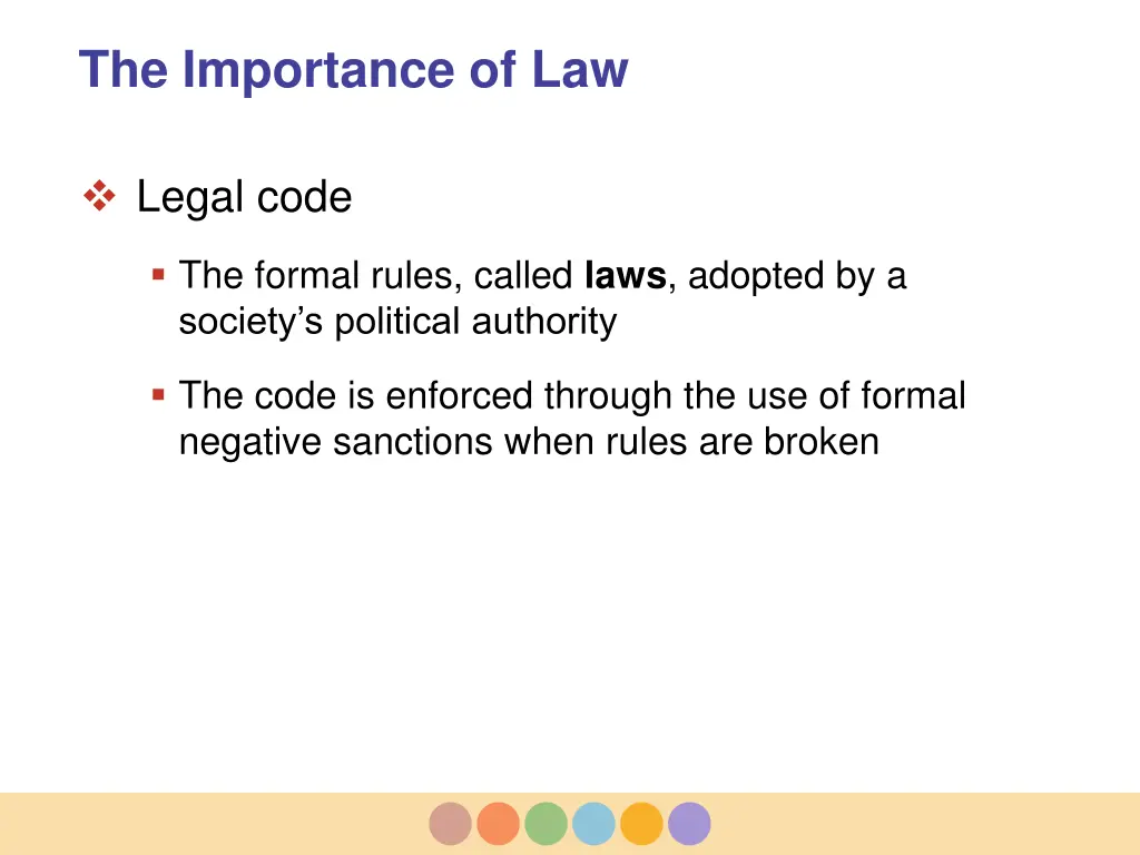 the importance of law