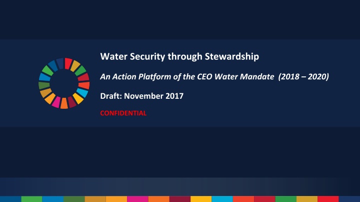 water security through stewardship