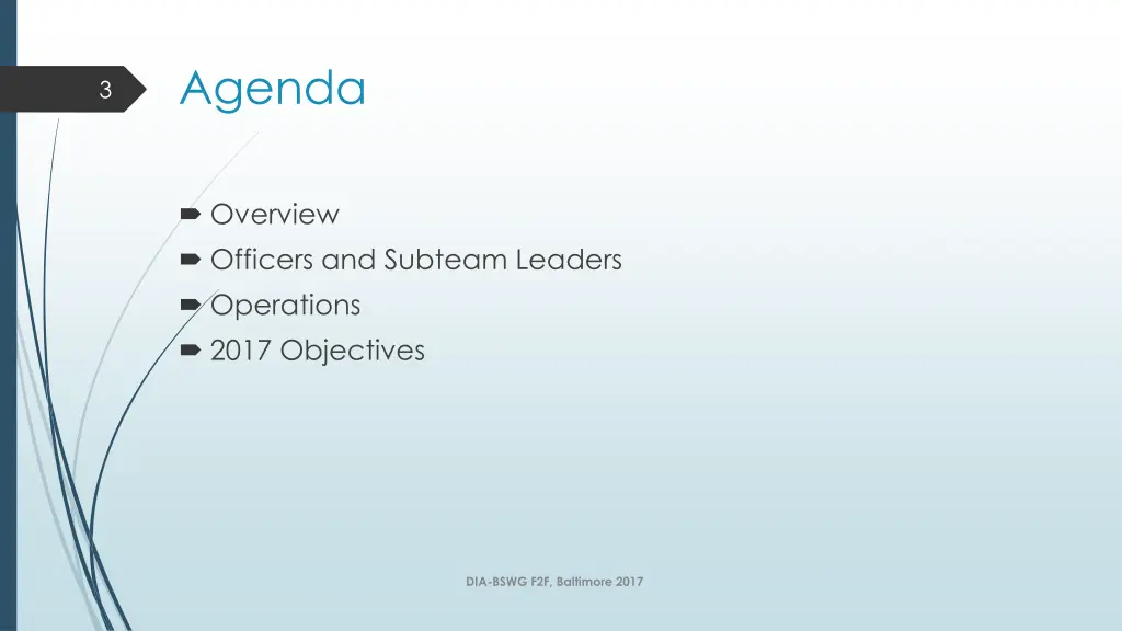 agenda