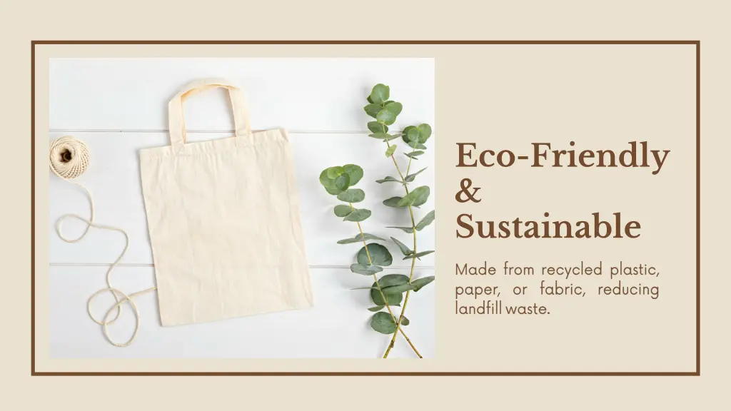 eco friendly sustainable