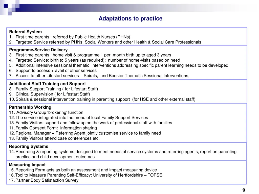adaptations to practice 1