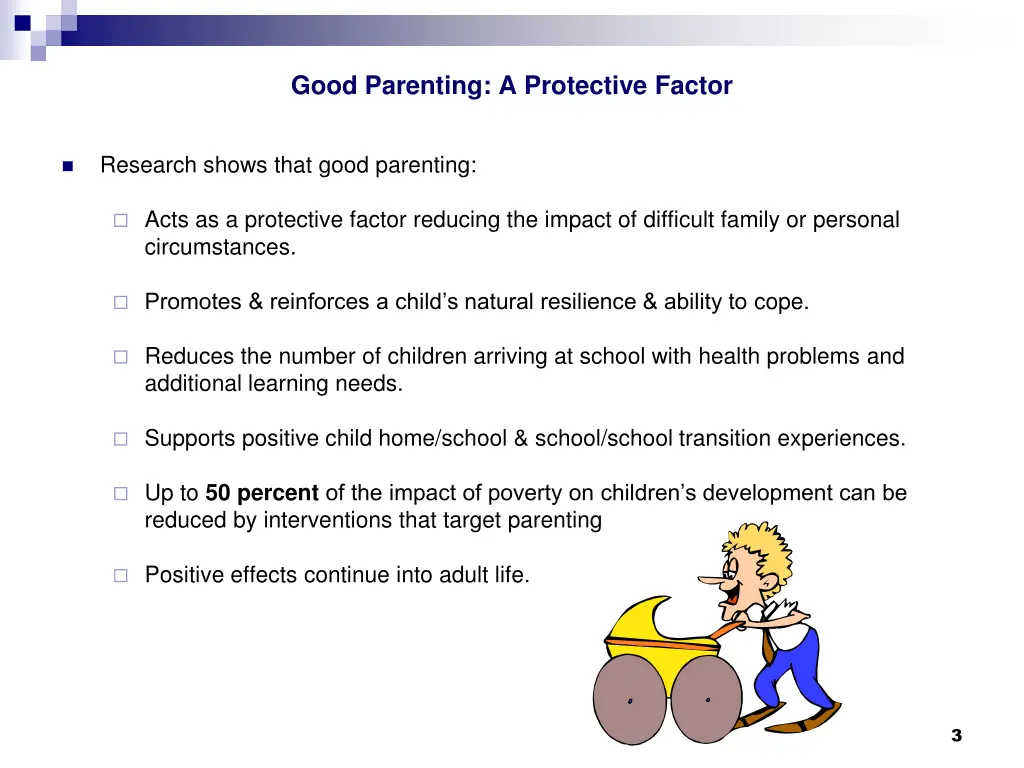 good parenting a protective factor