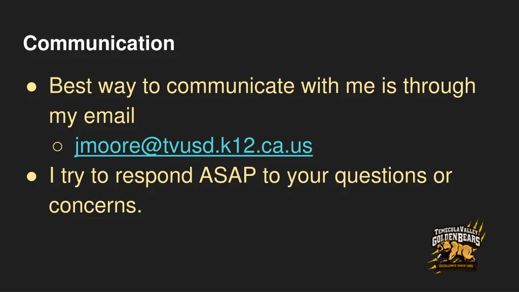 communication