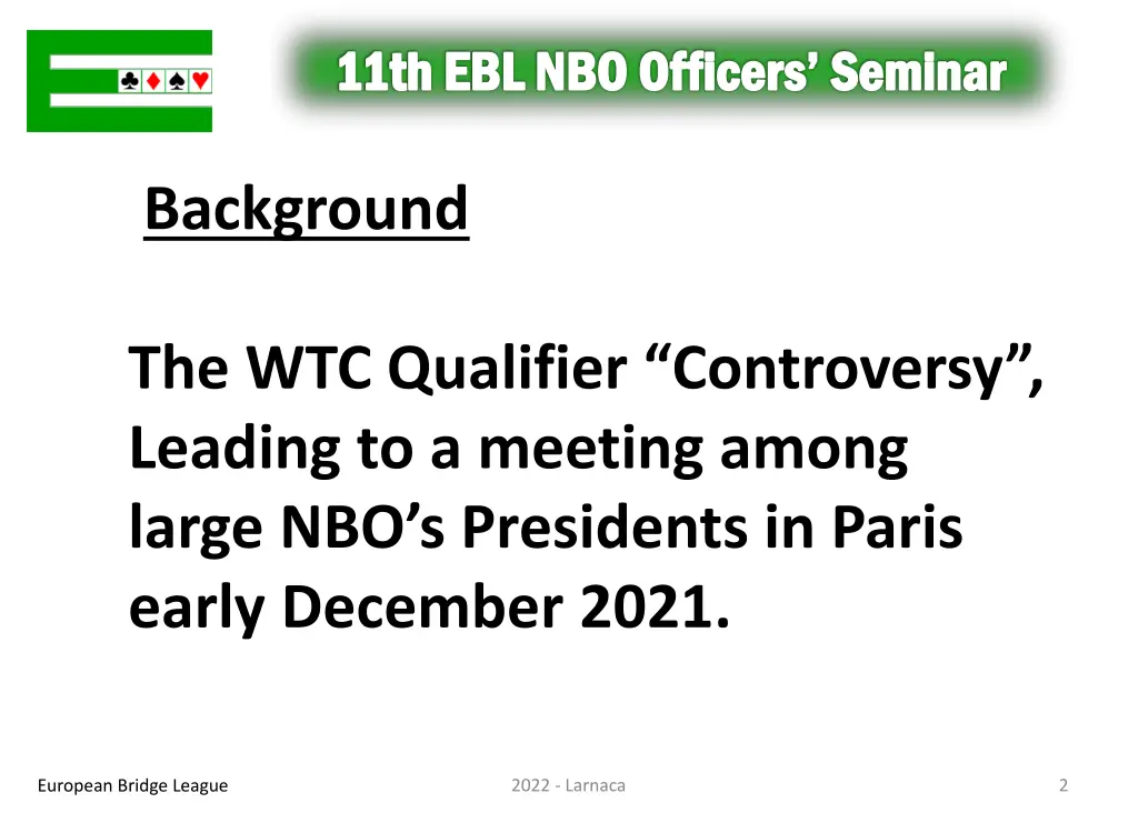 11th ebl nbo officers seminar 1