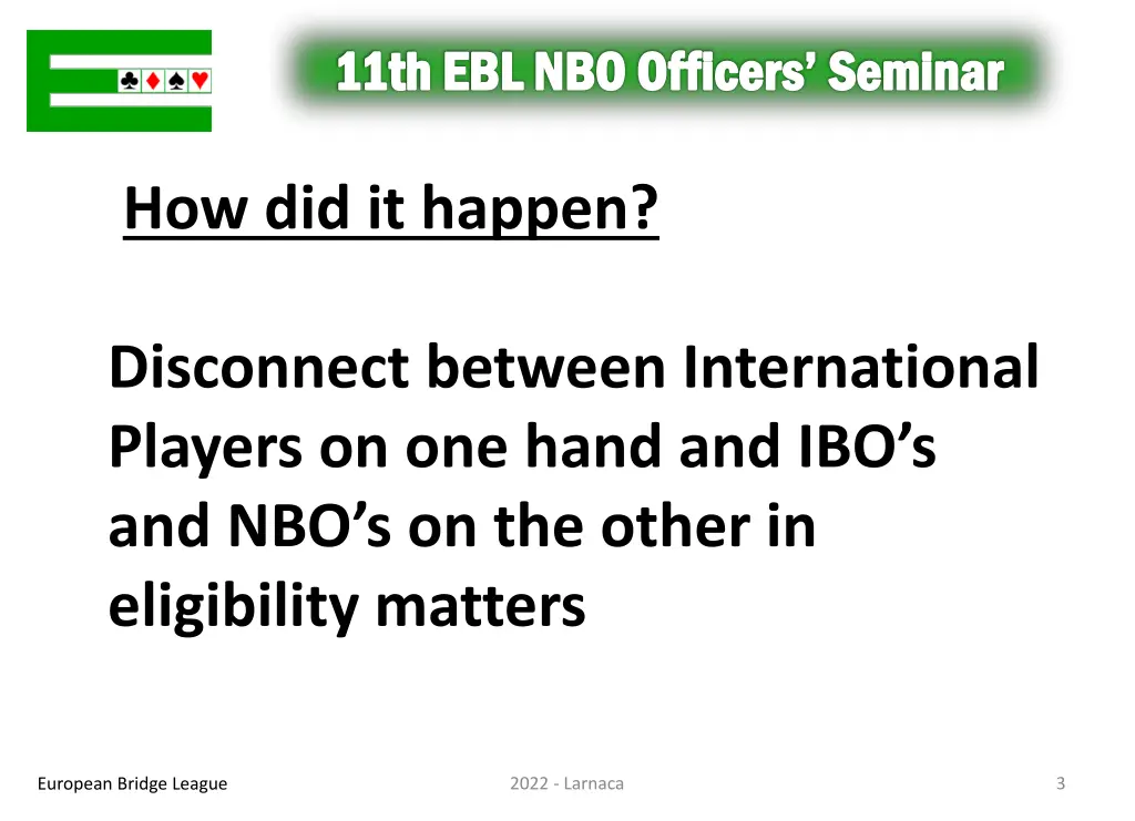 11th ebl nbo officers seminar 2