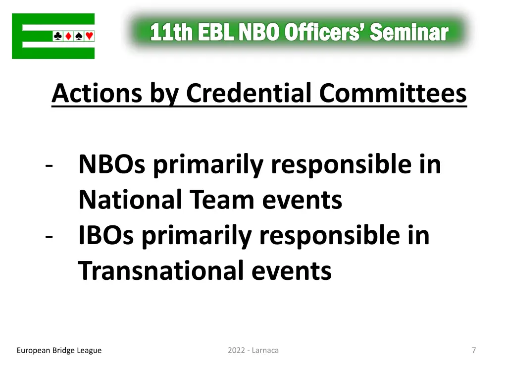 11th ebl nbo officers seminar 6