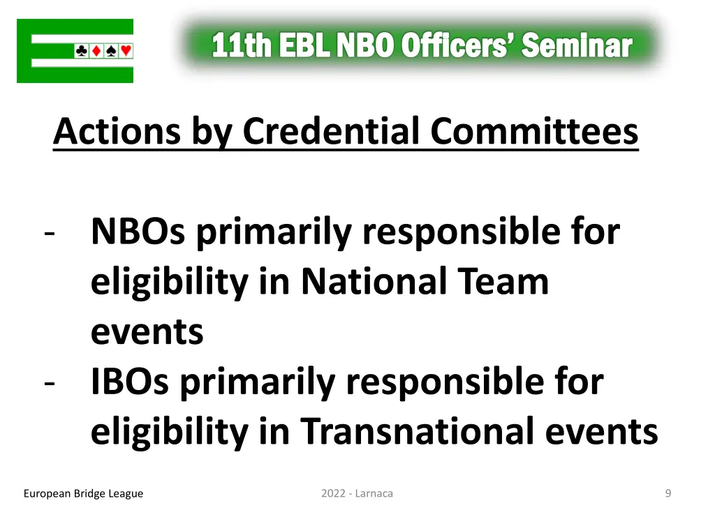 11th ebl nbo officers seminar 8