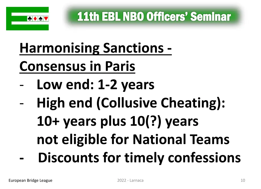 11th ebl nbo officers seminar 9