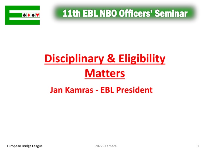 11th ebl nbo officers seminar