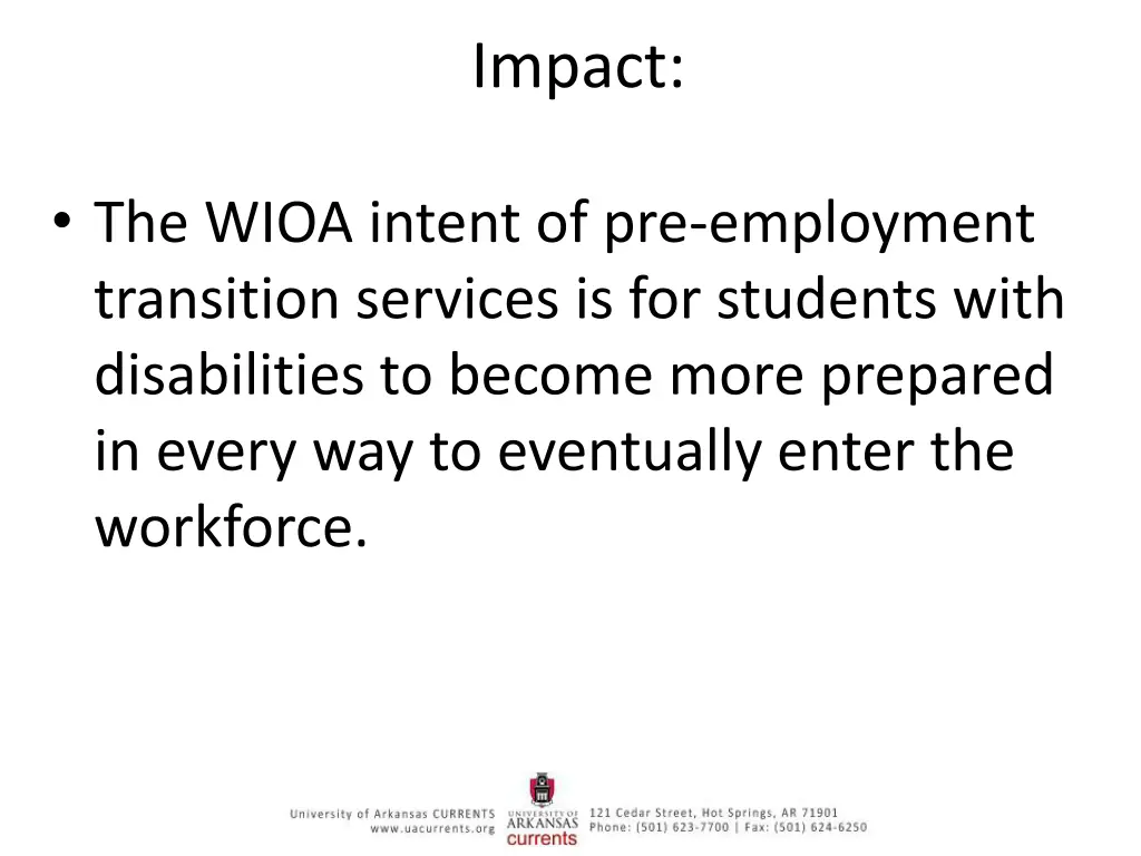 impact