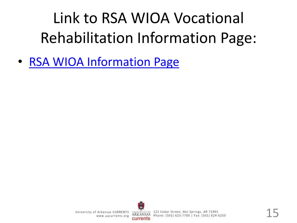 link to rsa wioa vocational rehabilitation