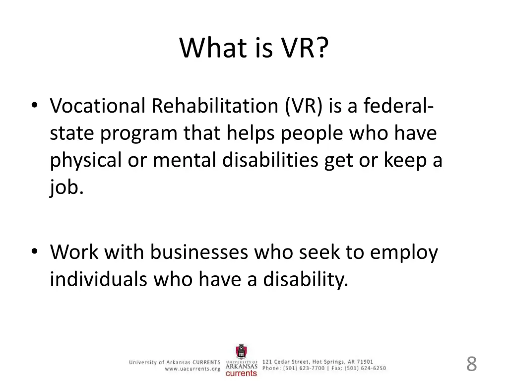 what is vr