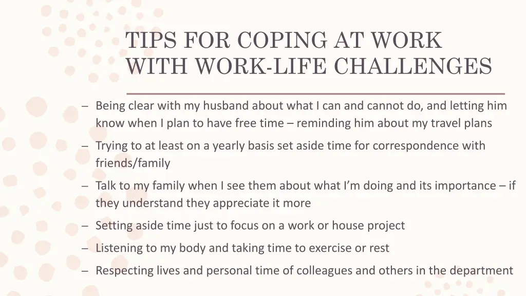 tips for coping at work with work life challenges 3