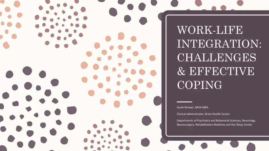 work life integration challenges effective coping 4