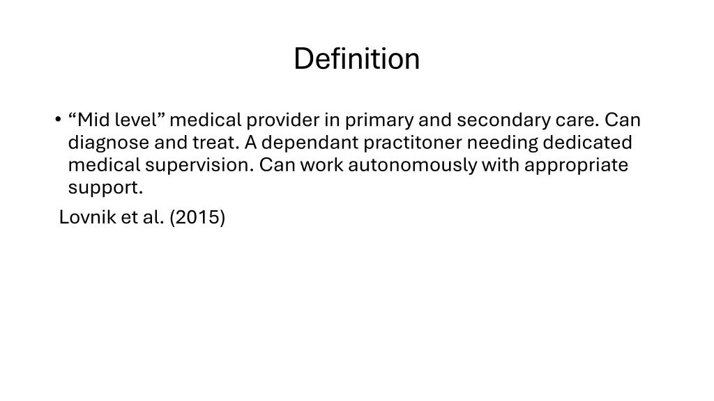 definition