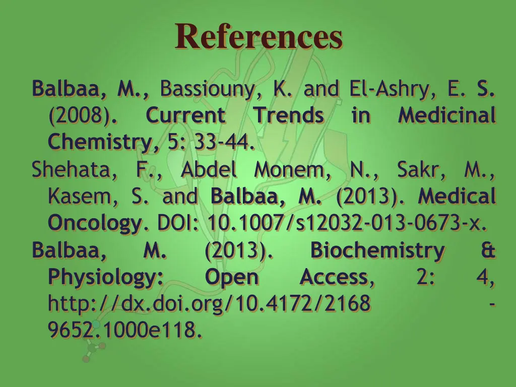 references