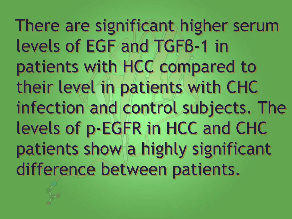 there are significant higher serum levels