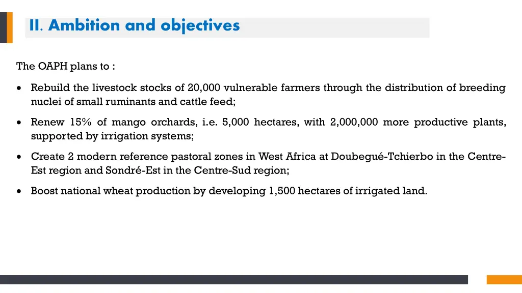 ii ambition and objectives 2