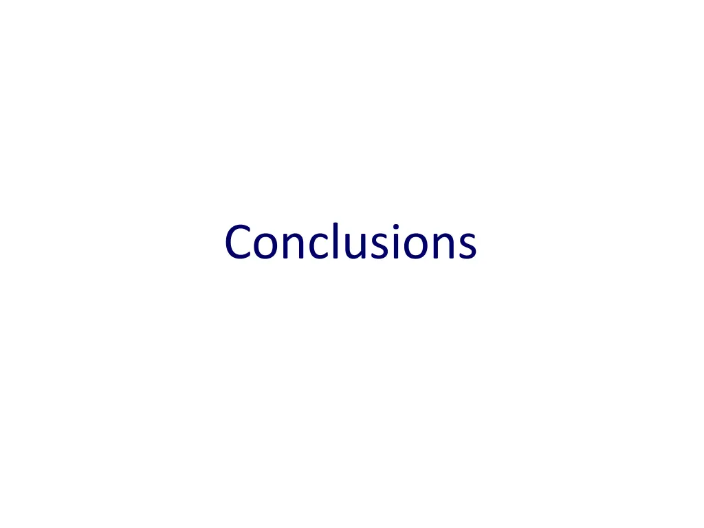 conclusions