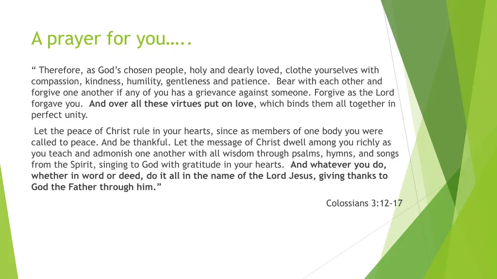 a prayer for you