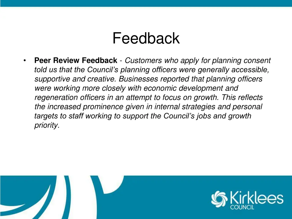 feedback