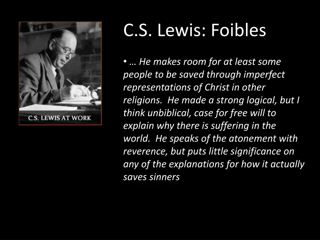 c s lewis foibles 1