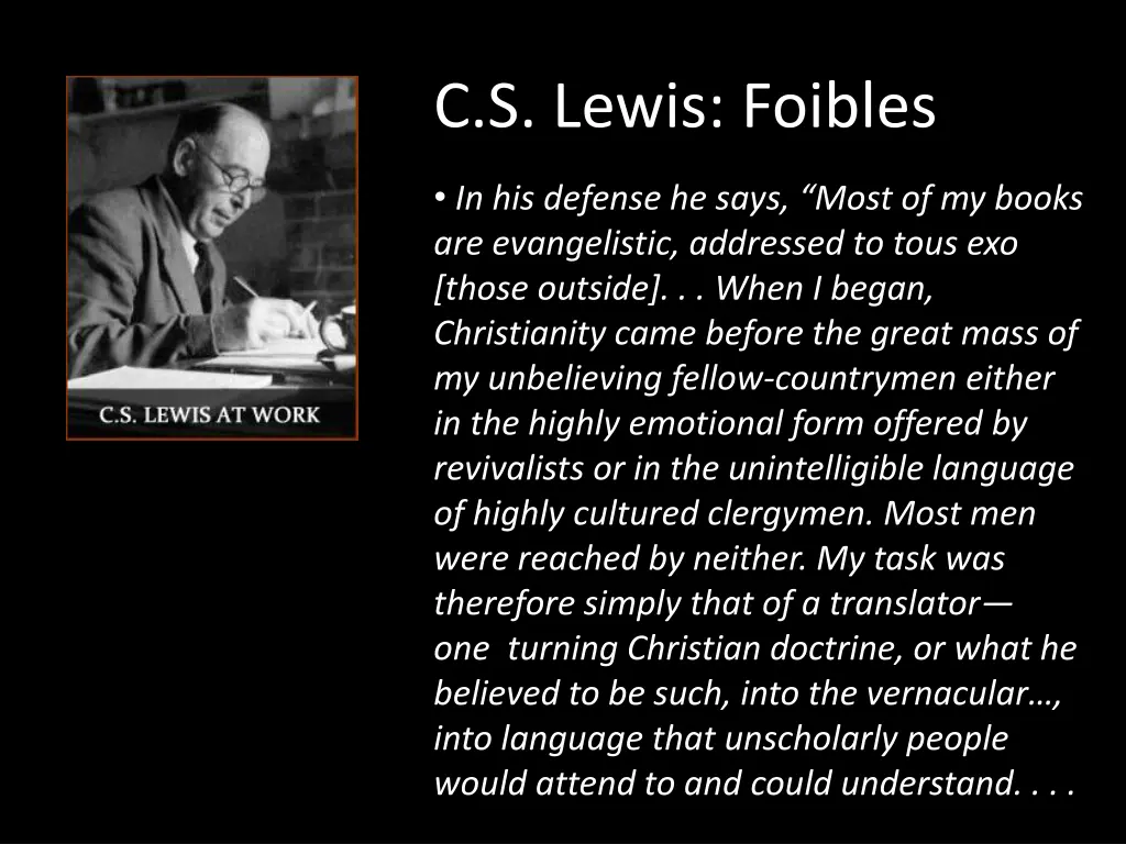 c s lewis foibles 3