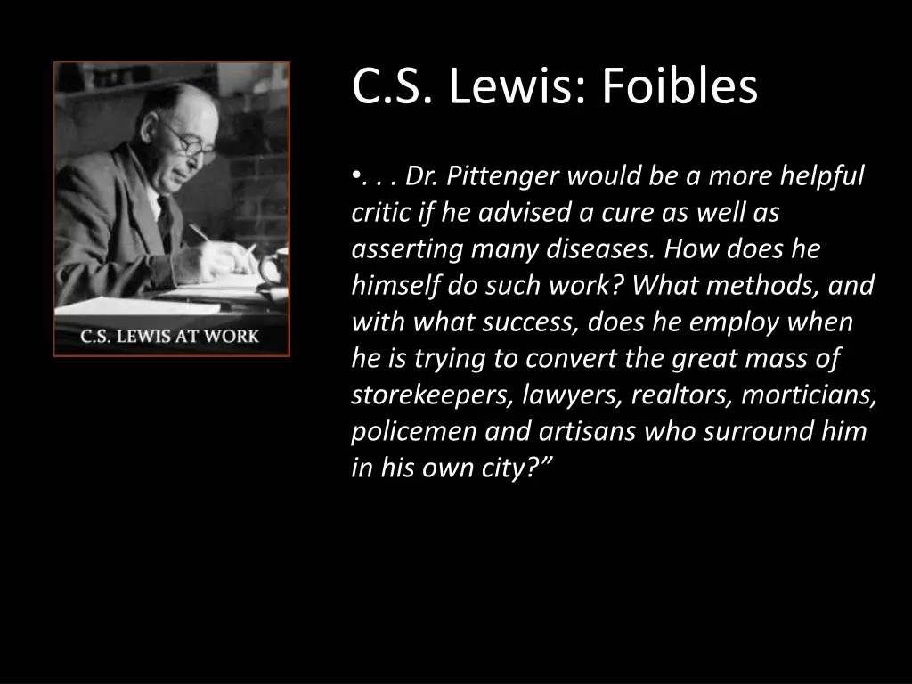 c s lewis foibles 4