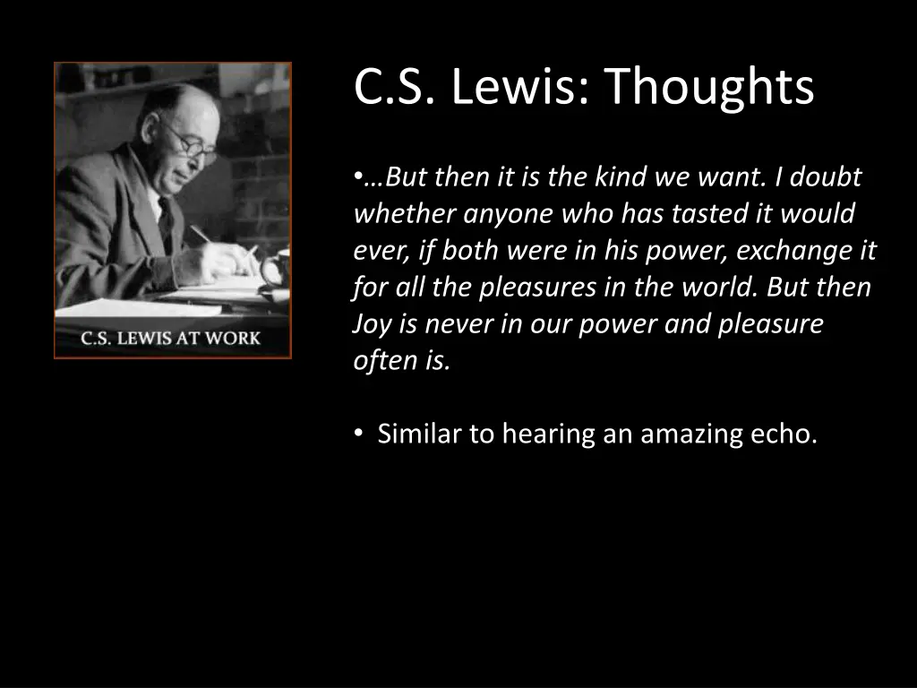 c s lewis thoughts 1