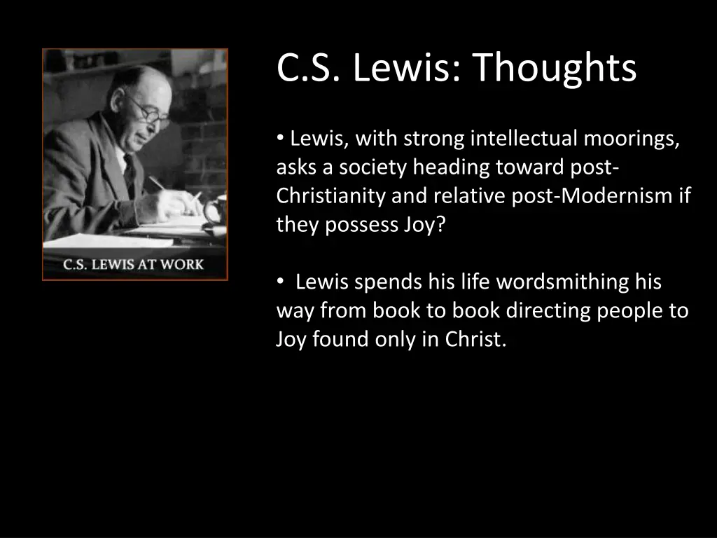 c s lewis thoughts 4