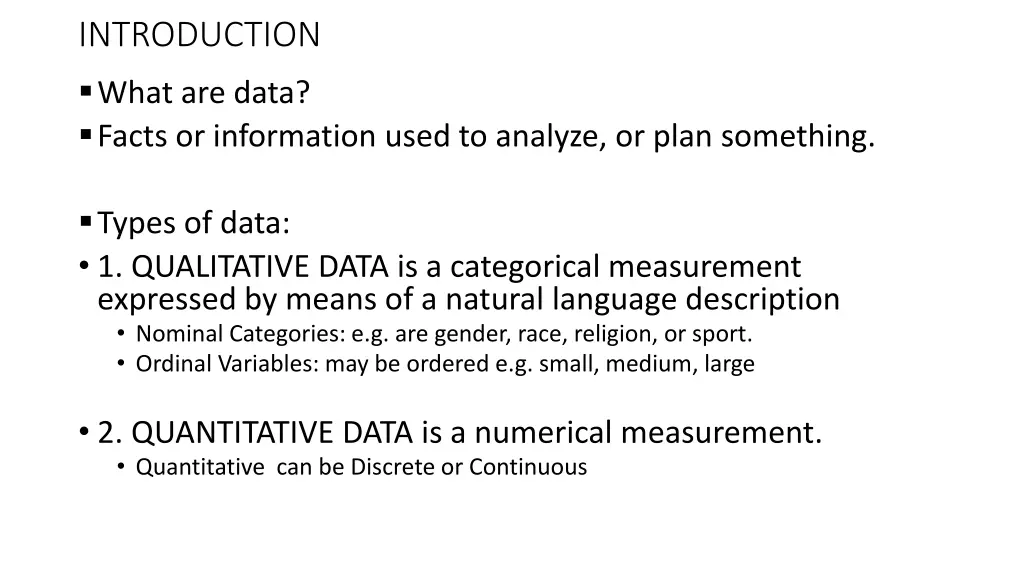 introduction what are data facts or information
