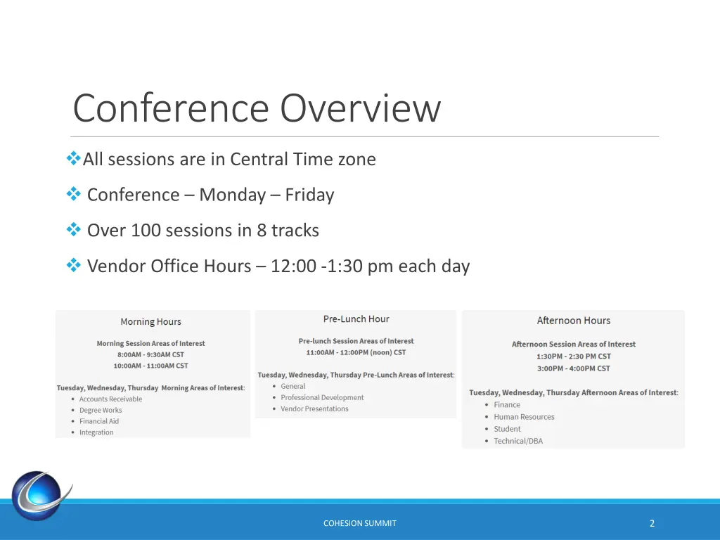conference overview