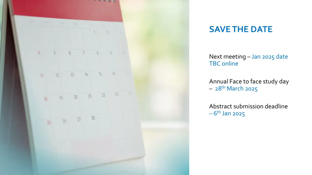 save the date