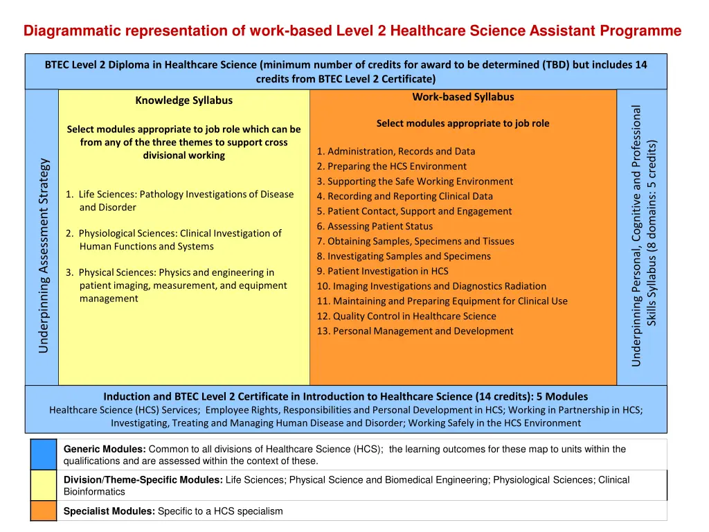 diagrammatic representation of work based level