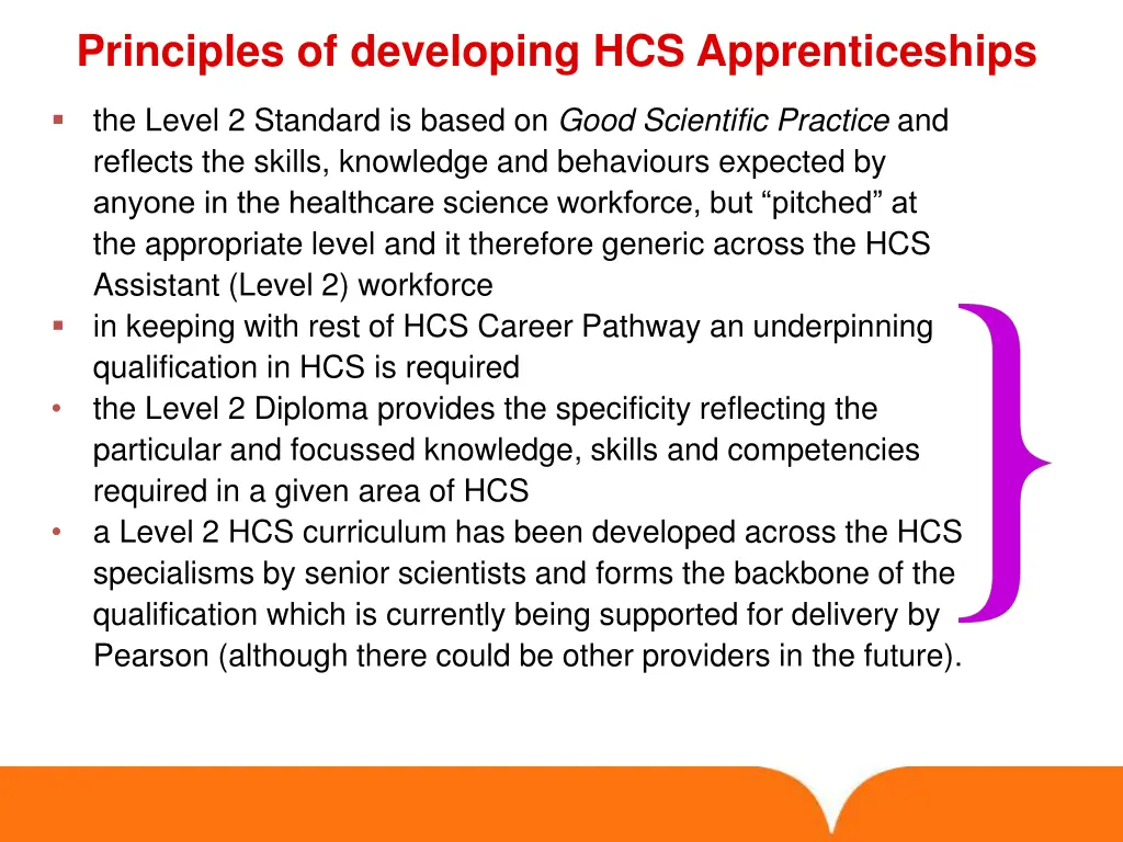 principles of developing hcs apprenticeships