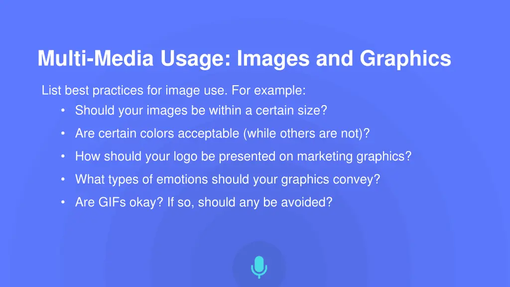 multi media usage images and graphics