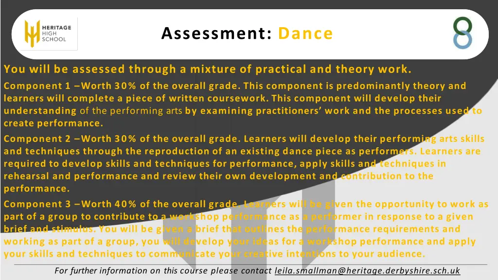assessment dance