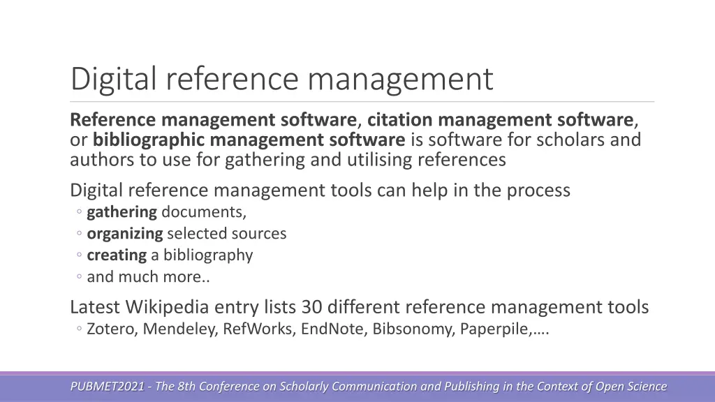 digital reference management