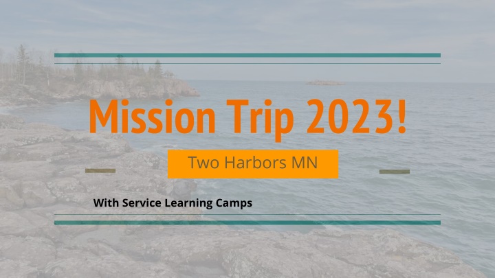 mission trip 2023 two harbors mn