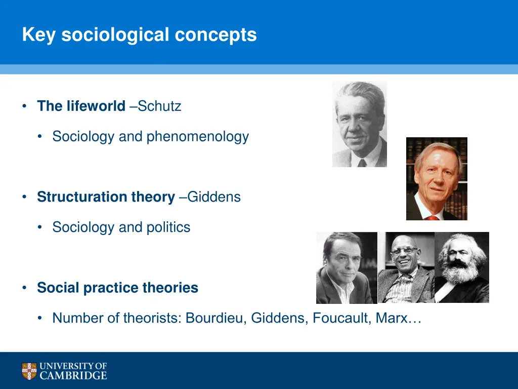 key sociological concepts