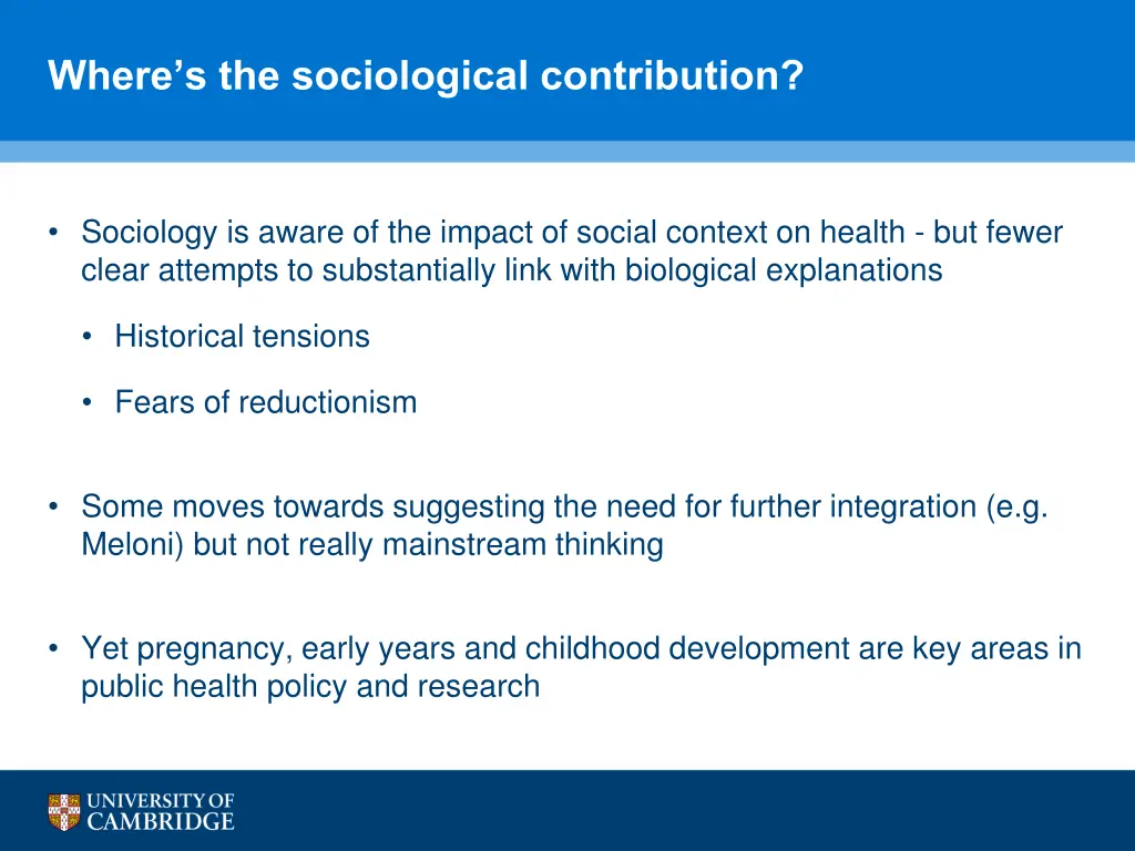 where s the sociological contribution 1