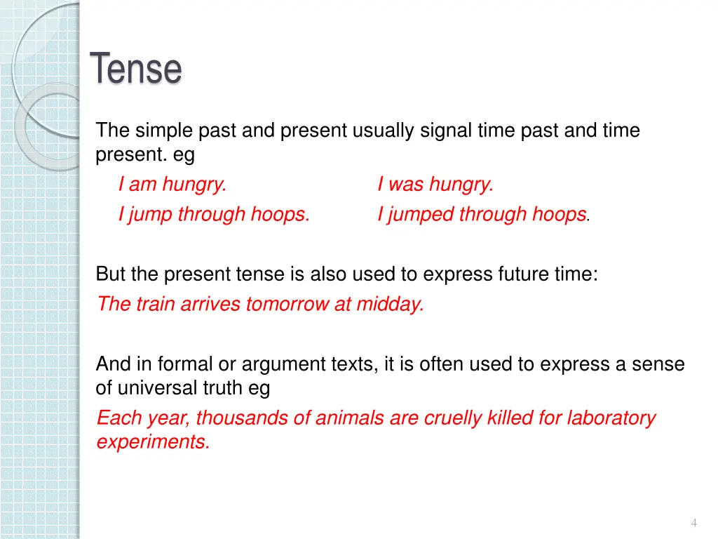 tense 1
