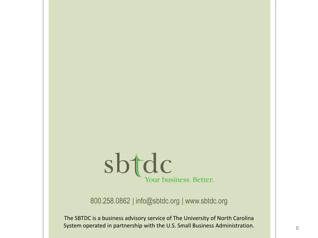 800 258 0862 info@sbtdc org www sbtdc org