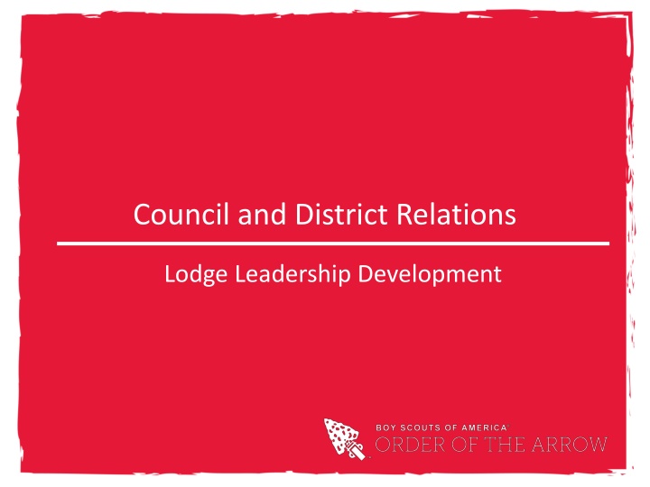 council and district relations