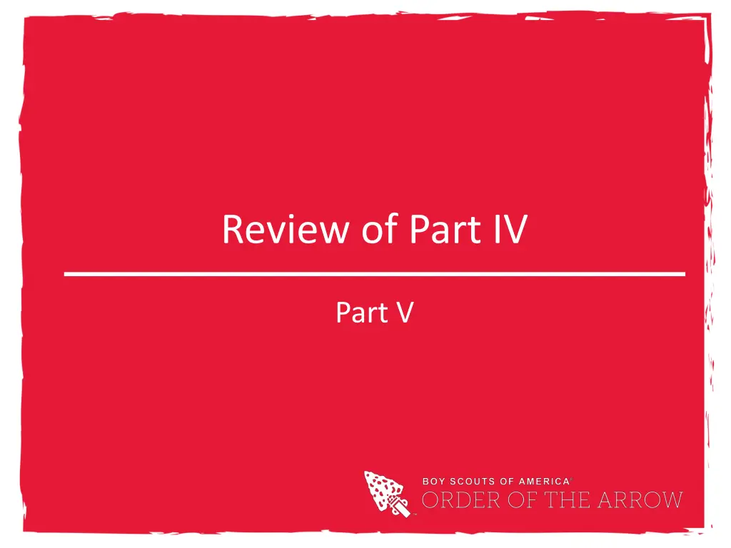 review of part iv
