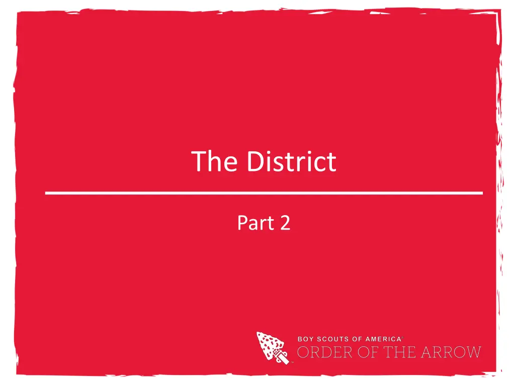 the district